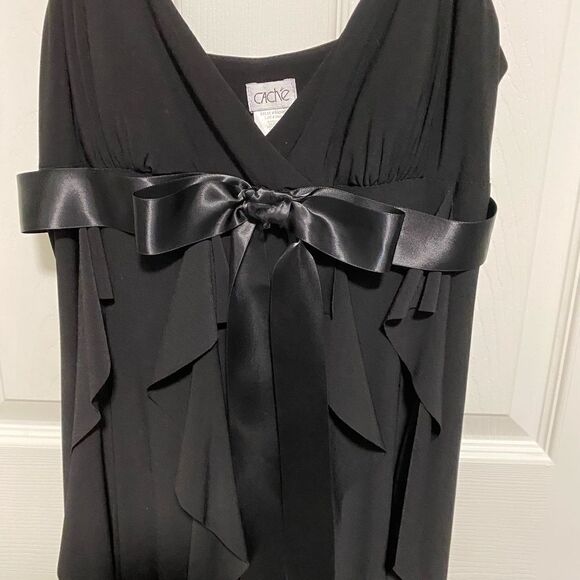 Cache black ruffle dress - Picture 3 of 4